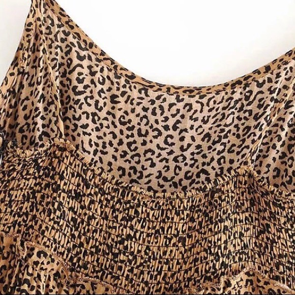 LAST 1🎉Leopard Mini Sun Dress - Picture 9 of 10